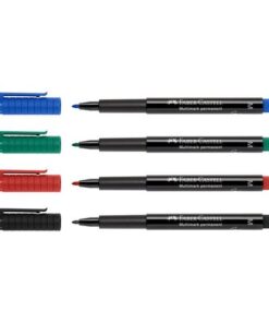 Faber-Castell Multimark Overhead Permanent Marker Box Of 10