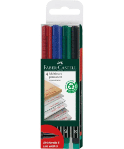 Faber-Castell Multimark Overhead Permanent Marker S Set Of 4 - A152304
