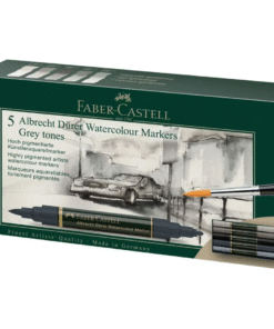 Faber-Castell Albrecht Dürer Watercolour Marker Grey Tones Wallet Of 5 - A160306