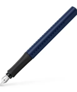 Faber-Castell Grip 2011 Fountain Pen, Nib Width M, Ink Blue Erasable Box Of 10 - A140910