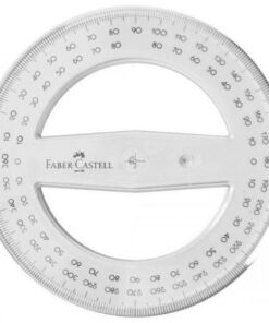 Faber-Castell 360 Degrees 12 cm Transparent Protractor Art 203 - A177910