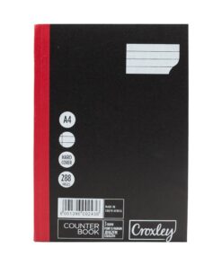 Croxley JD162 Counter Book 3-Q 288 Pg Ruled Q&M A4