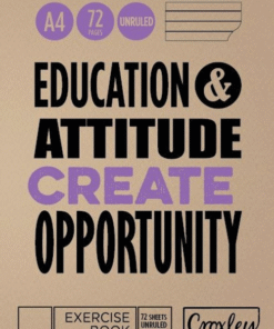 Croxley JD328 A4 72 Pg Unruled Pk10